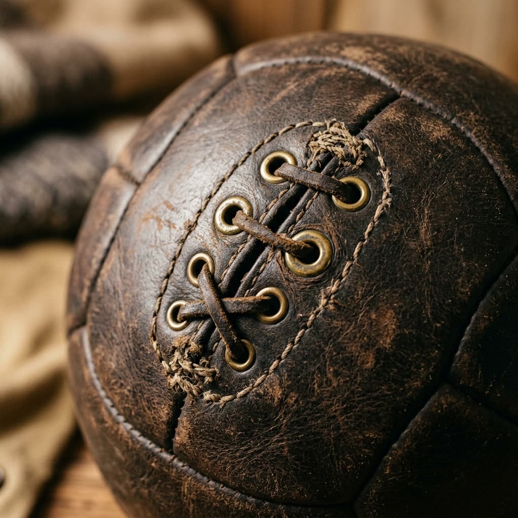 Vintage Soccer Ball Details